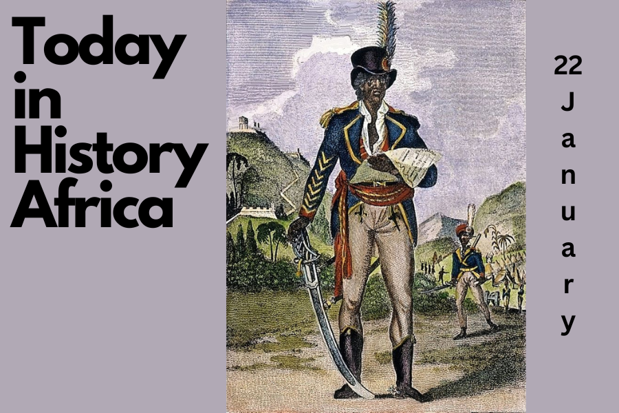 Today in History Africa 22 January