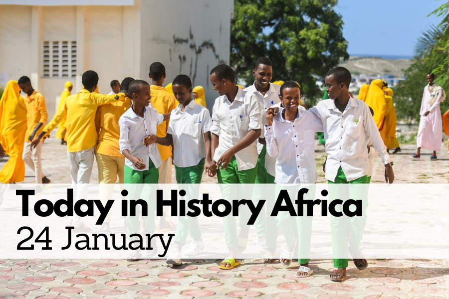 Today in History Africa 24 January