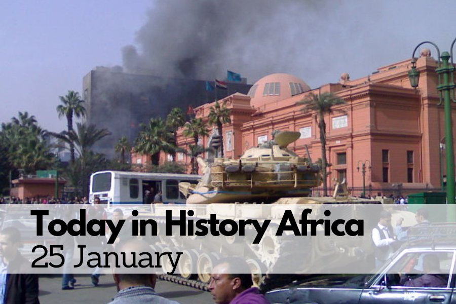 Today in History Africa 25 January