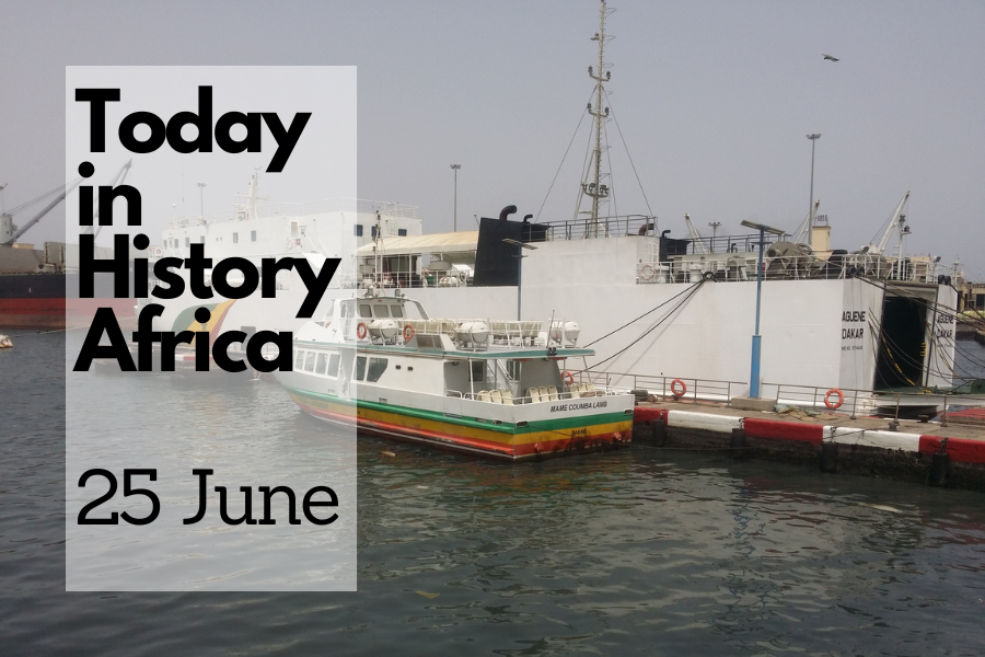 Today in History Africa 25 June