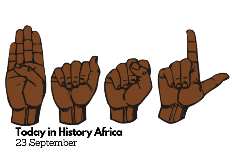 Today in History Africa 23 September