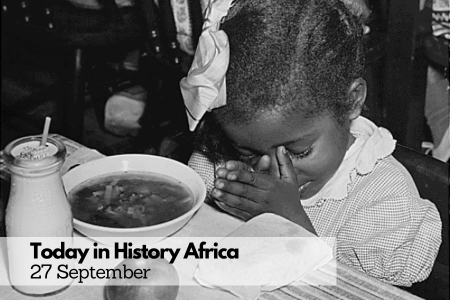 Today in History Africa 27 September