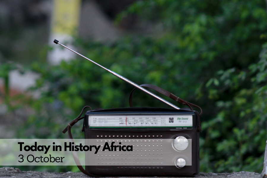 Today in History Africa 3 October