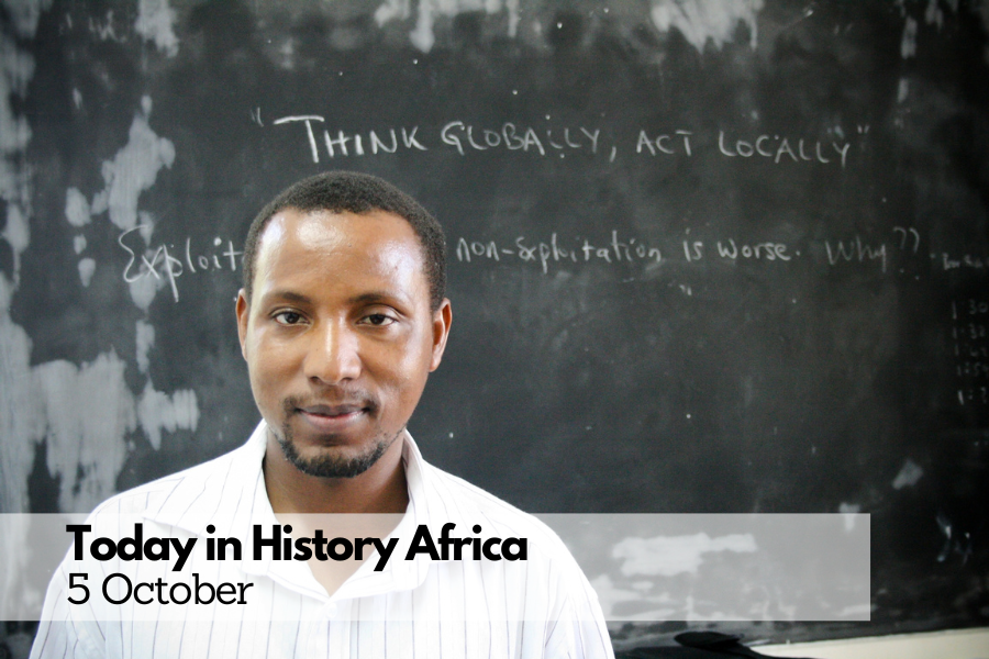 Today in History Africa 5 October
